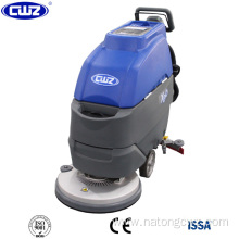 Extremely low noise hand push floor scrubber